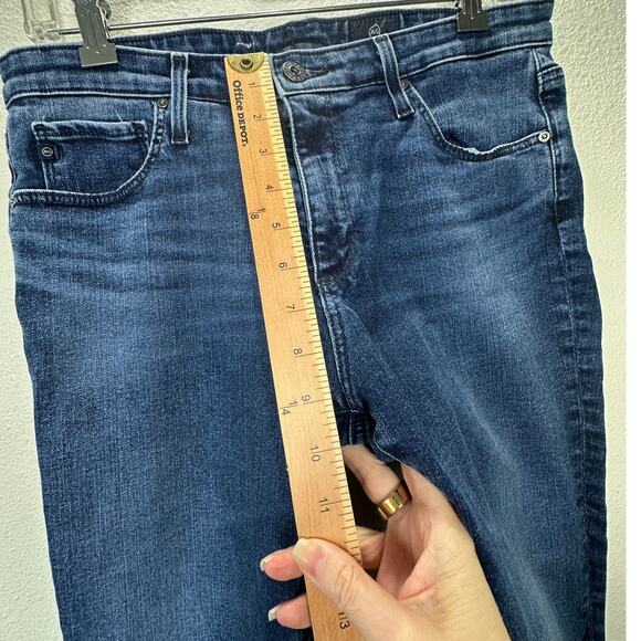 AG Adriano Medium Wash Whiskered Prima Cigarette Leg Jeans 30 - Picture 13 of 14